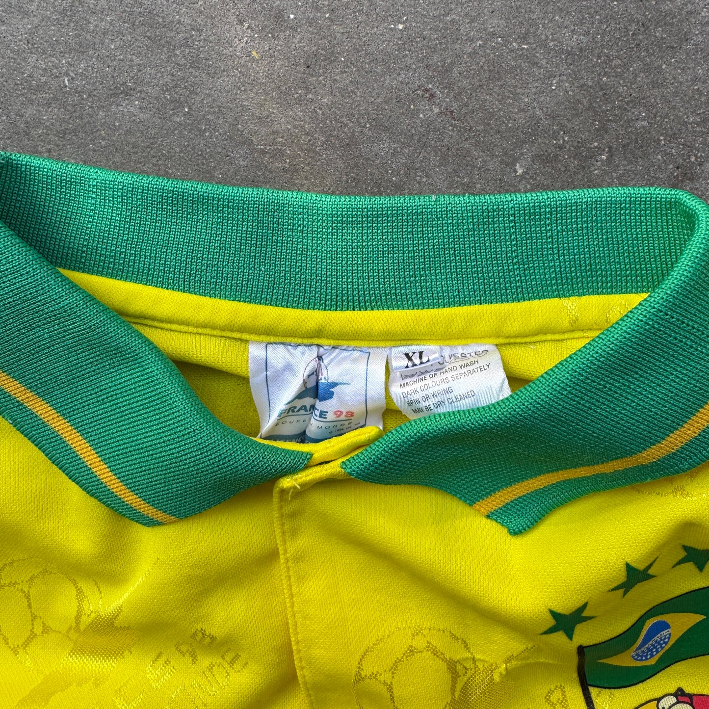 Vintage World Cup 1998 France Brazil Jersey