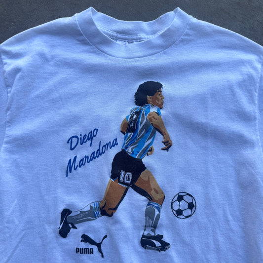 1990s Diego Maradona puma tee