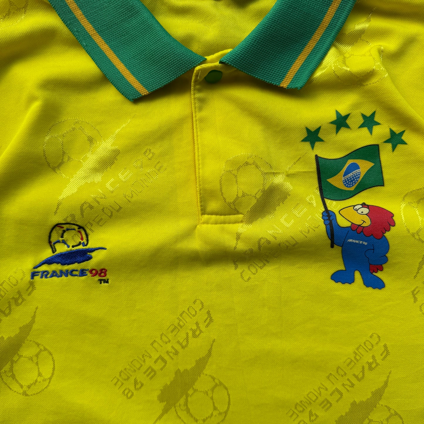Vintage World Cup 1998 France Brazil Jersey