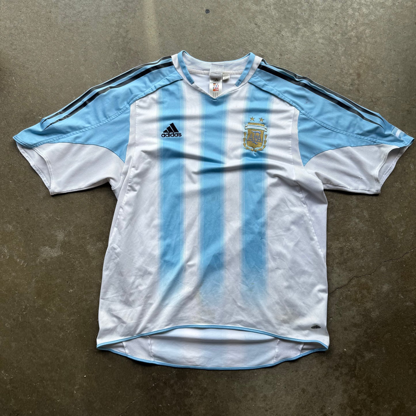 Vintage Adidas Argentina 2004-2005 Home Jersey