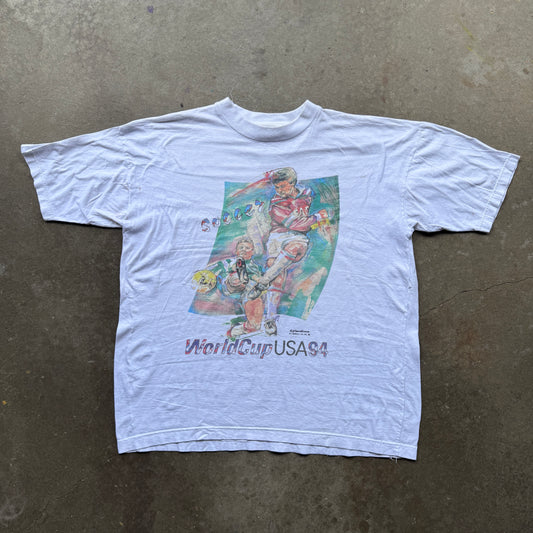 Vintage 1994 World Cup art tee promo