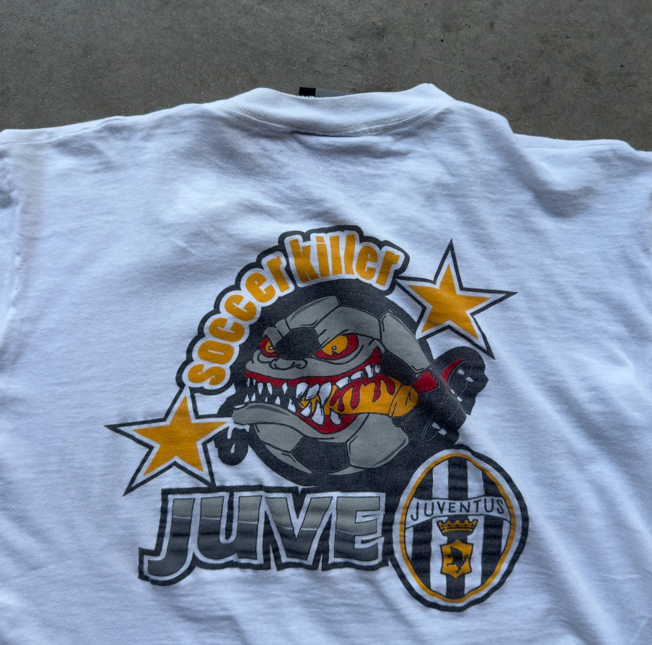 Vintage 90s Juventus Juve “Soccer Killer” tee